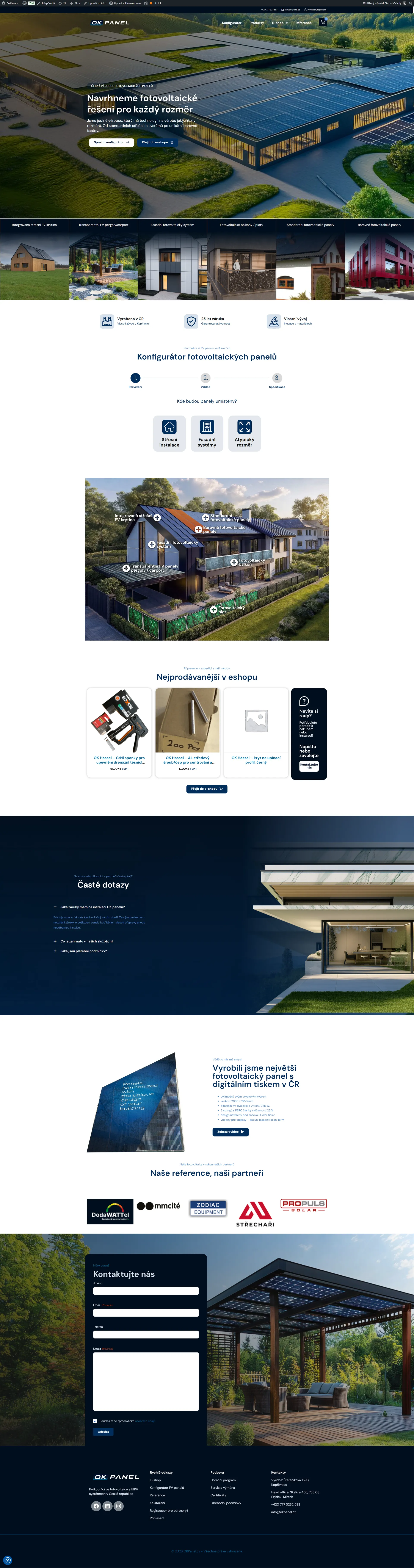 OKPanel.cz – Fotovoltaika pro budoucnost